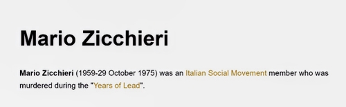 Historica Wiki Mario Zicchieri (Clik articolo)