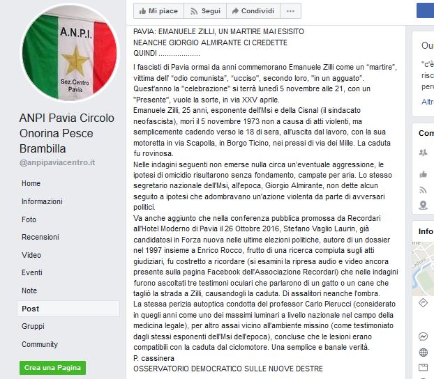 I negazionisti dell'ANPI (Clik articolo)