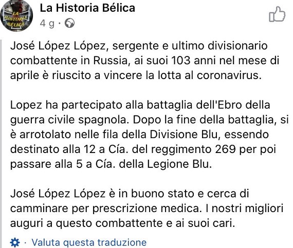 La notizia (Clik immagine )